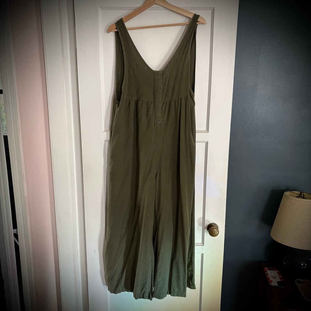 Longway Sunset Linen Jumper | Olive | Small